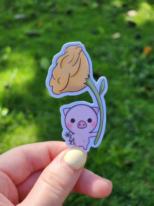 Petite Piggy Sticker