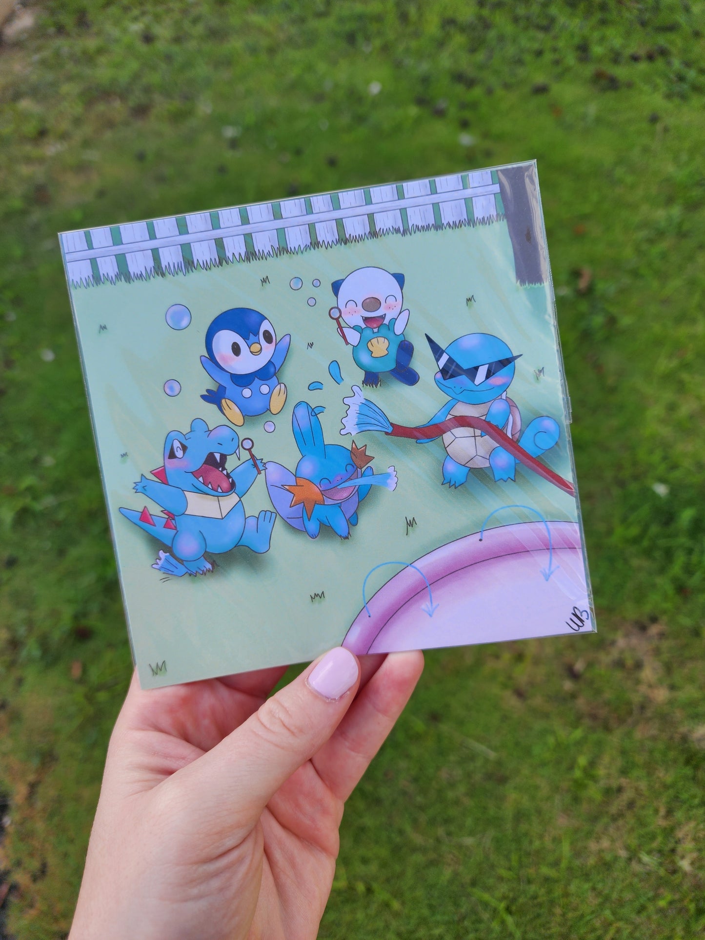 Water Starters Art Print