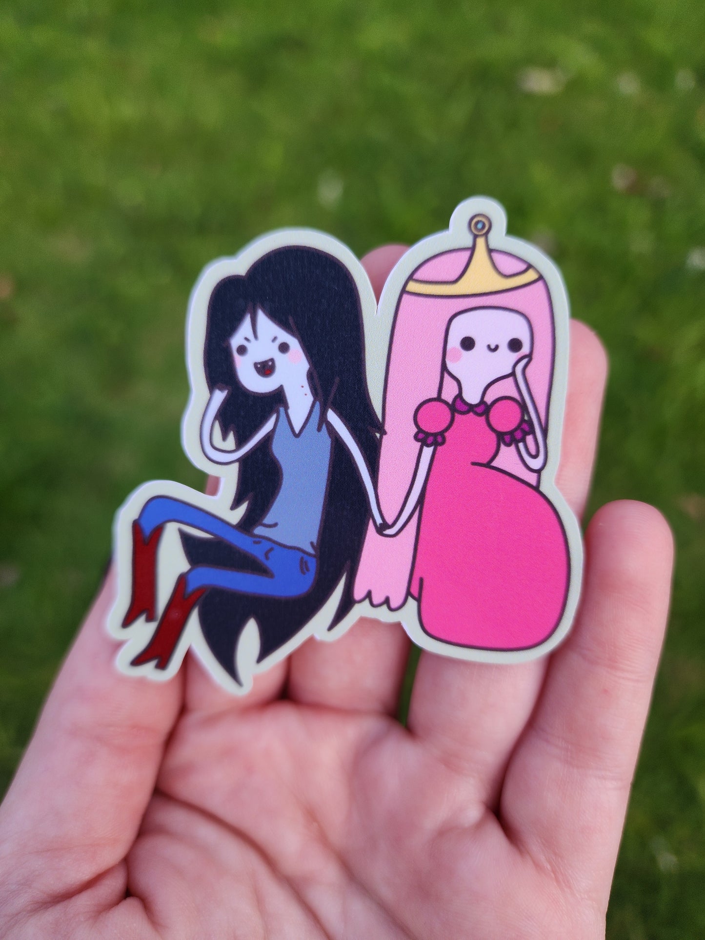 Vampire Girl and Gum Princess Sticker