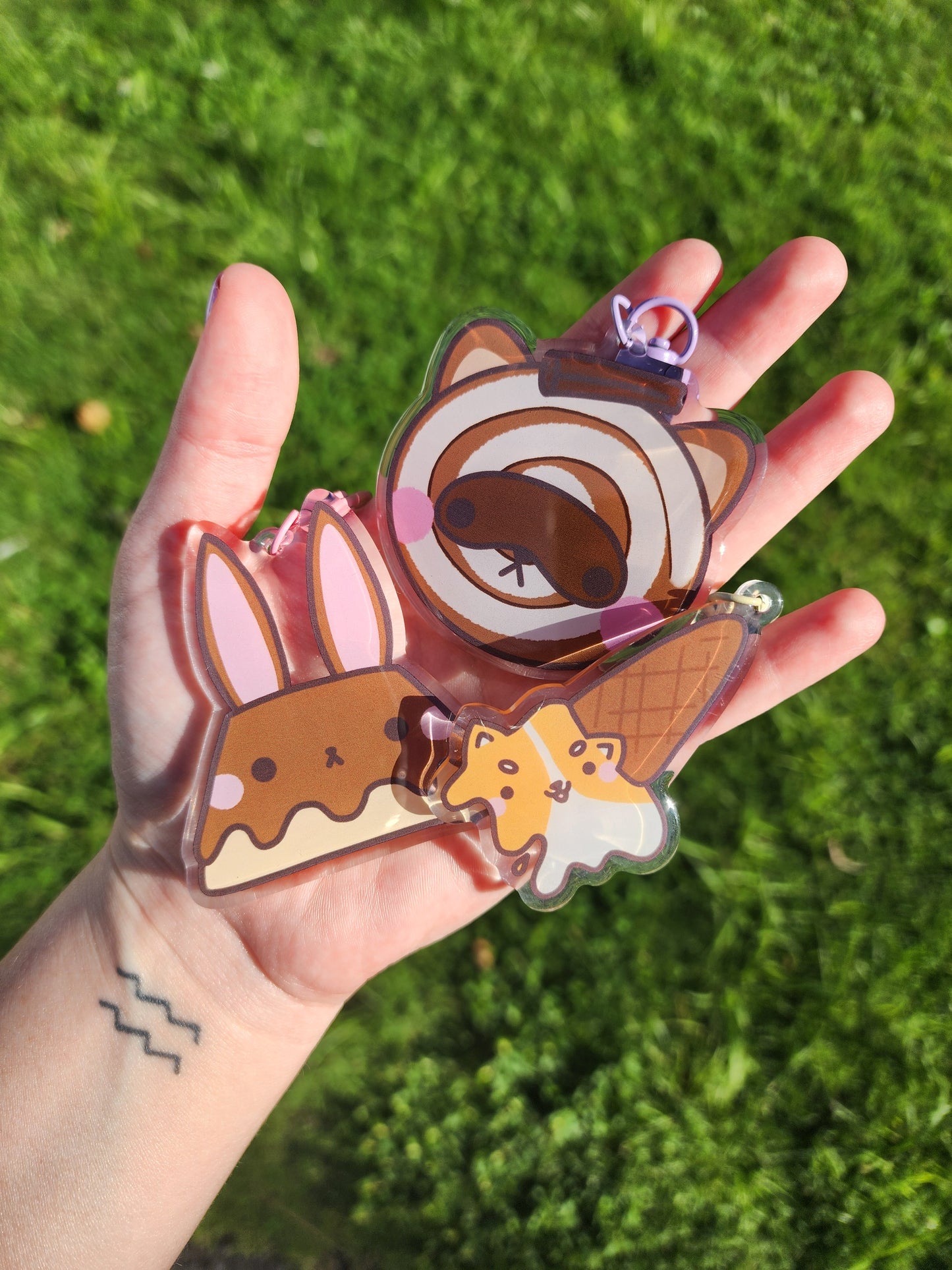 Dessert Friends Acrylic Keychains