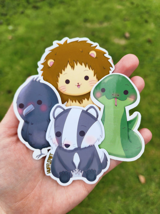 HP Houses Animal Stickers