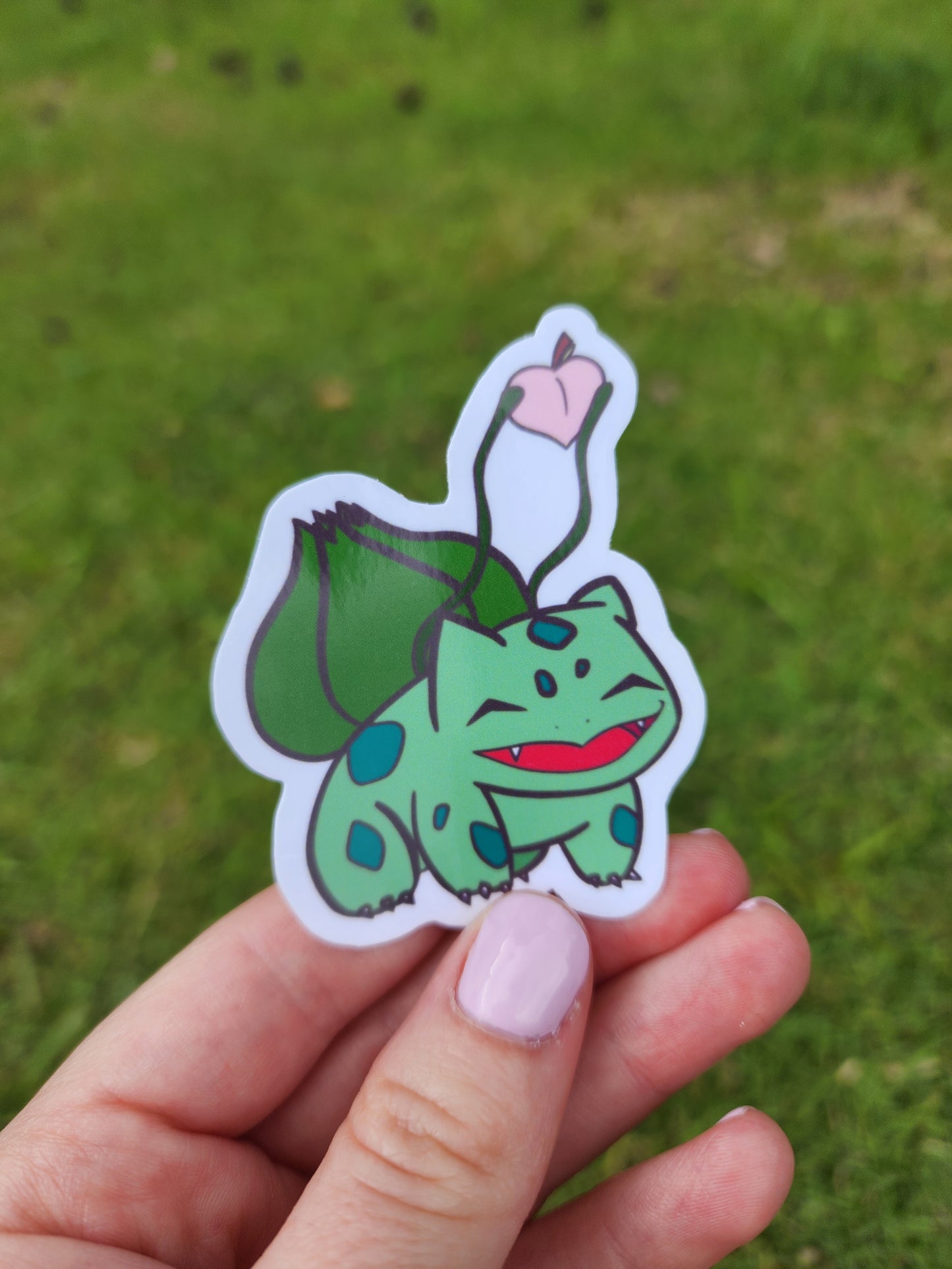 Grass Pocket Monster Sticker