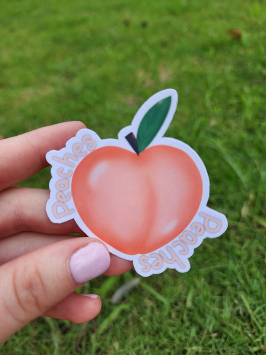 Peaches Sticker